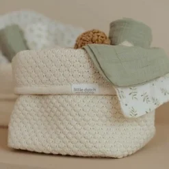 Little Dutch Washandjes set - Groen - Essentials - Blueberry Leaves