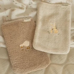 Little Dutch Washandjes set - Wit - Newborn Naturals - Baby Bunny