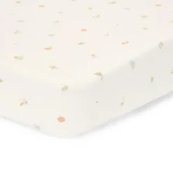 Little Dutch Wieg hoeslaken - Wit - Forest Friends - Forest Treasures