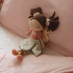 Little Dutch Wieg hoeslaken - Wit - Forest Friends - Forest Treasures