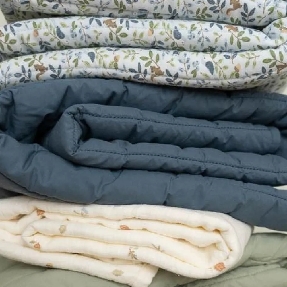 Little Dutch Wiegdeken - Blauw - Forest Friends