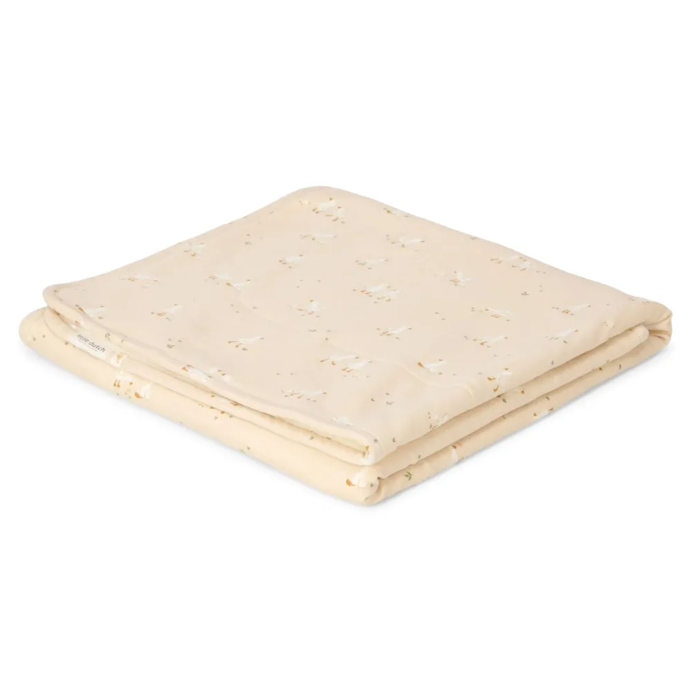 Little Dutch Wiegdeken - Fleece - Beige - Newborn Naturals - Little Goose