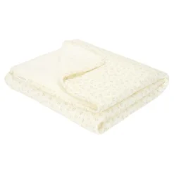 Little Dutch Wiegdeken - Groen - Essentials - Blueberry Leaves