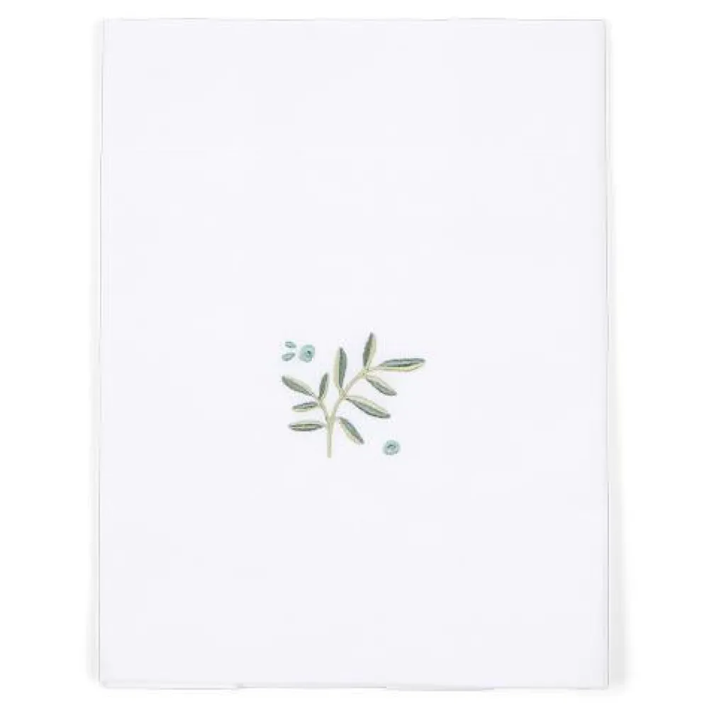 Little Dutch Wieglaken - Groen - Essentials - Blueberry Leaves