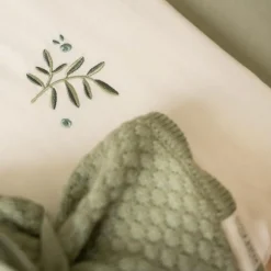 Little Dutch Wieglaken - Groen - Essentials - Blueberry Leaves