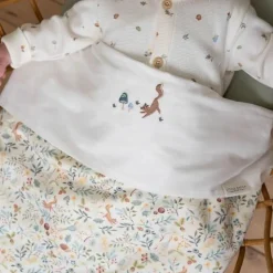 Little Dutch Wieglaken - Wit - Forest Friends