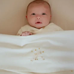 Little Dutch Wieglaken - Wit - Newborn Naturals - Little Goose