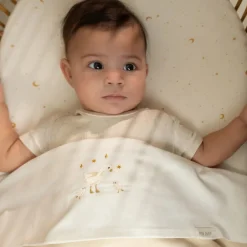 Little Dutch Wieglaken - Wit - Newborn Naturals - Little Goose