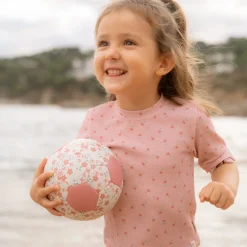 Little Dutch Zwemshirt korte mouw - Lichtroze - Sunny Flowers