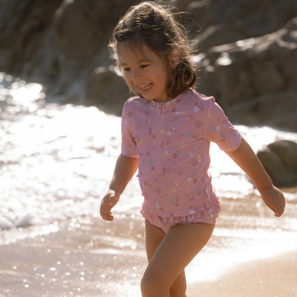 Little Dutch Zwemshirt korte mouw - Meerkleurig - Ocean Treasures