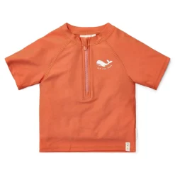 Little Dutch Zwemshirt korte mouw - Rood - Sea Life