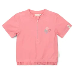 Little Dutch Zwemshirt korte mouw - Roze - Sunny Flowers