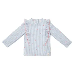 Little Dutch Zwemshirt lange mouw - Blauw - Sunny Flowers