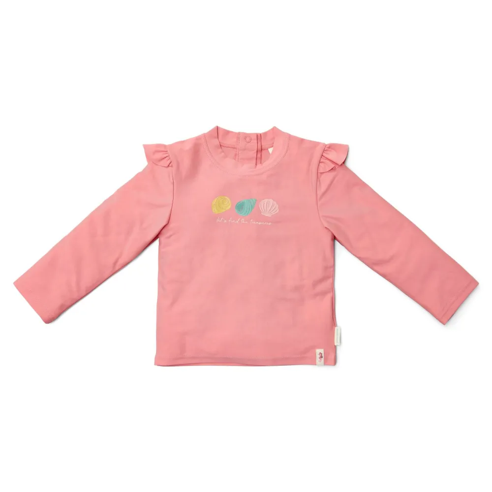 Little Dutch Zwemshirt lange mouw - Roze - Ocean Treasures