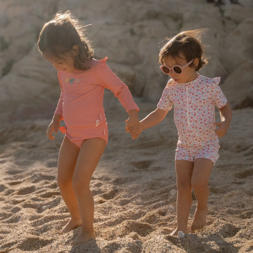 Little Dutch Zwemshirt lange mouw - Roze - Ocean Treasures